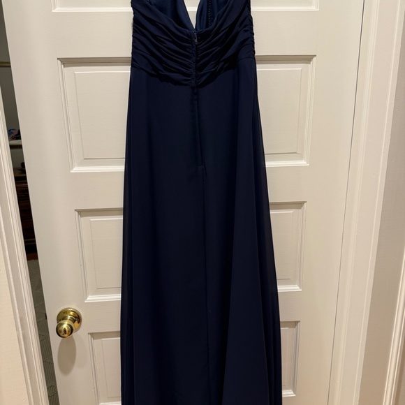 Alfred Angelo Navy Strapless Dress - Picture 2 of 2